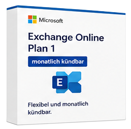 Exchange Online Plan 1 – monatlich kündbar